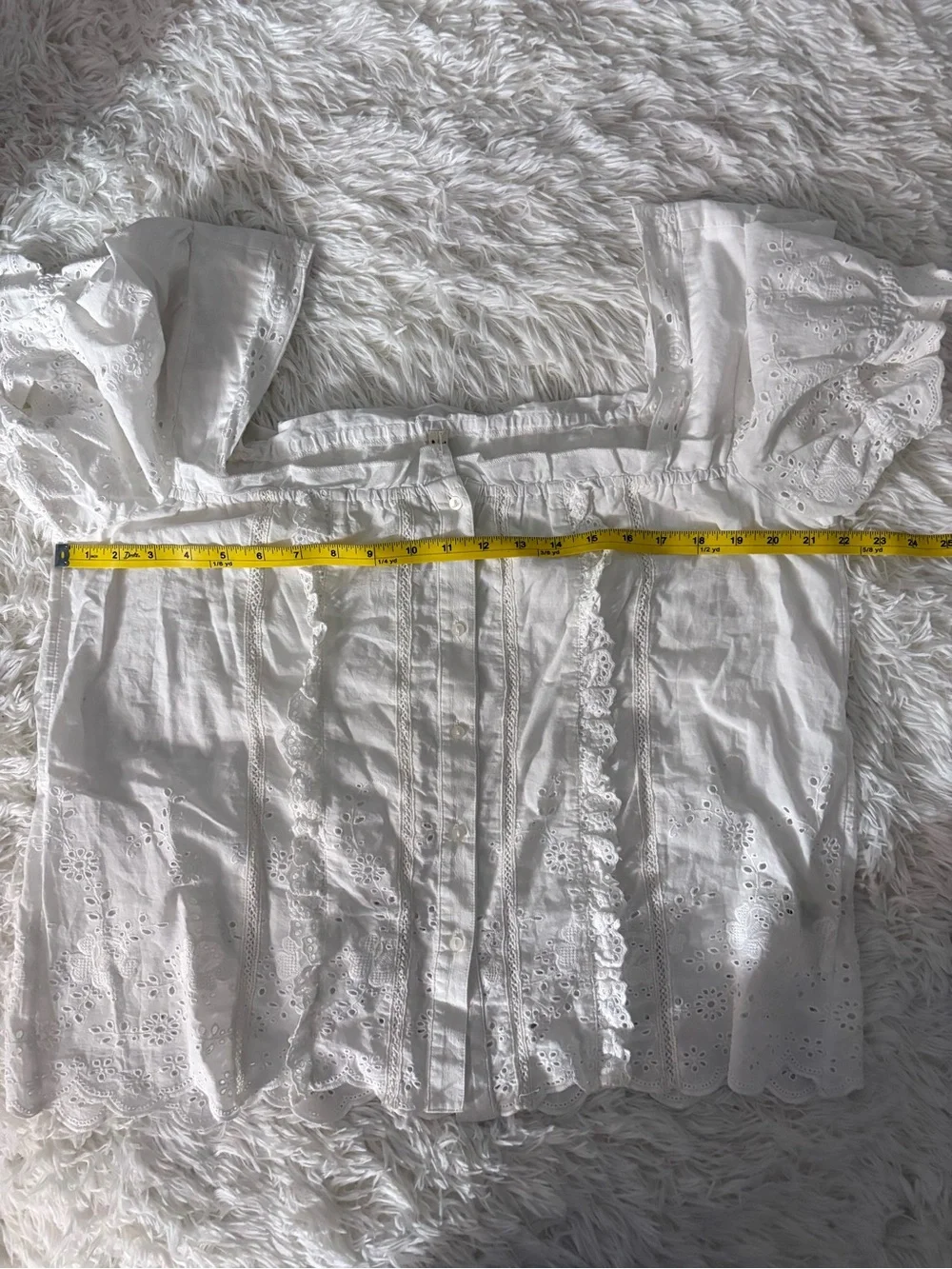 Anthropologie breathable white